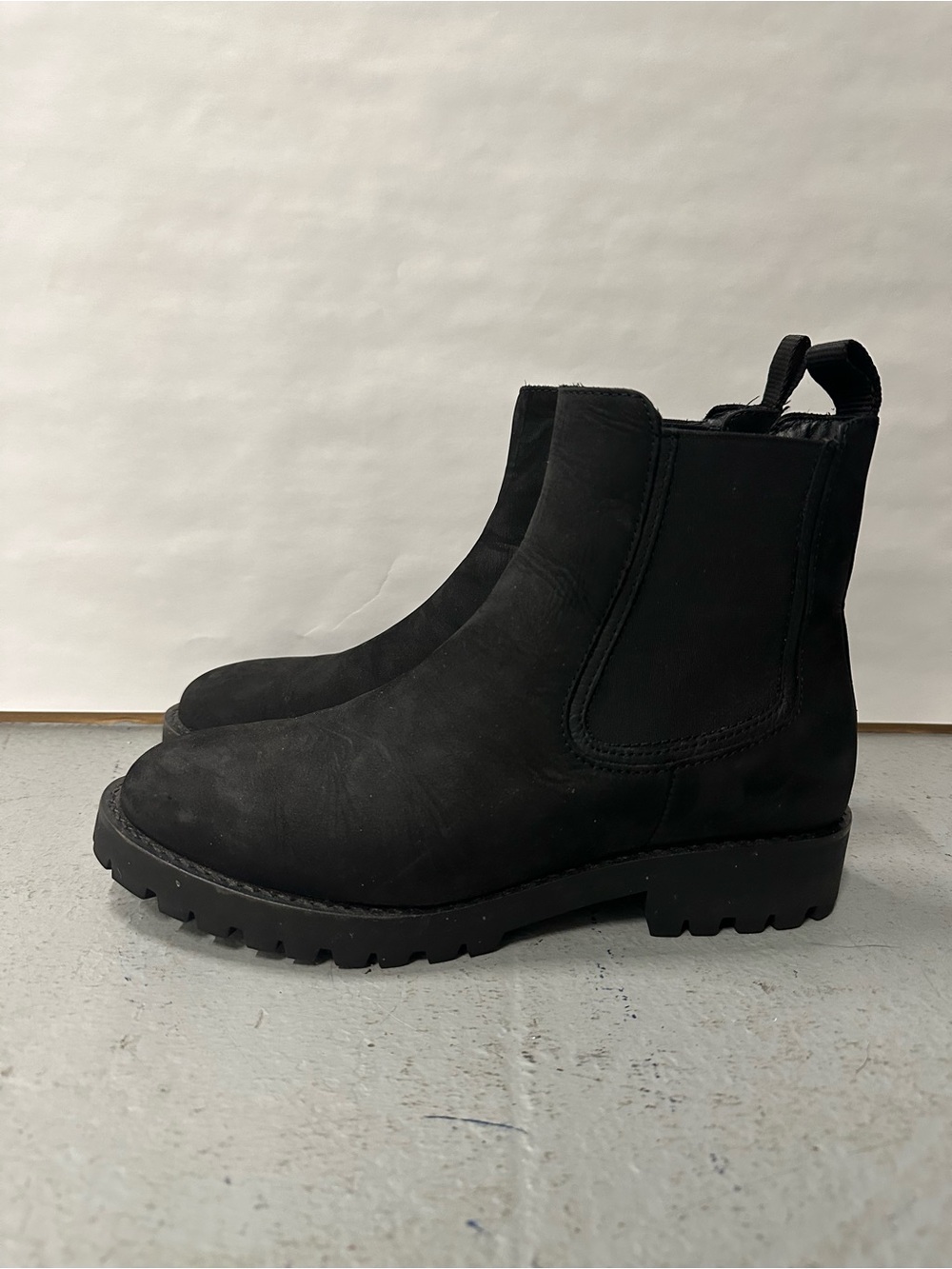 Thursday Boot Company Black Chelsea Lug Ankle Boots